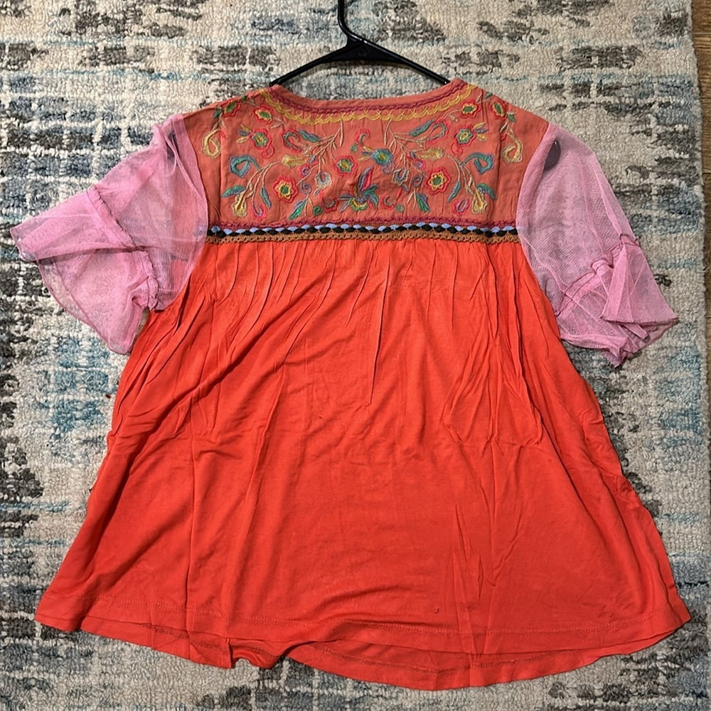 Anthropologie Blank London designer boho top