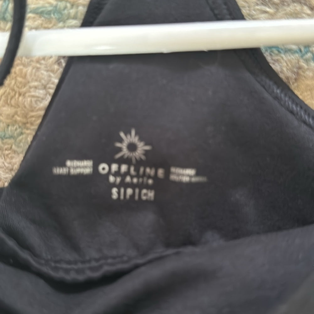 Aerie offline sports bra crop top size small