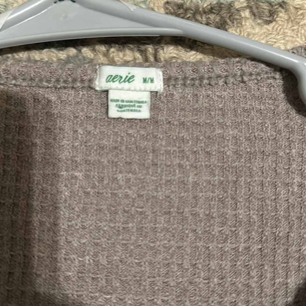 Aerie waffle knit tunic top size medium