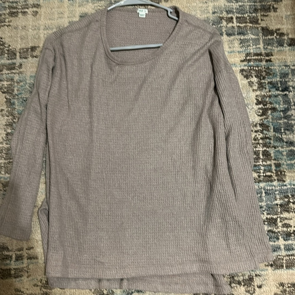 Aerie waffle knit tunic top size medium