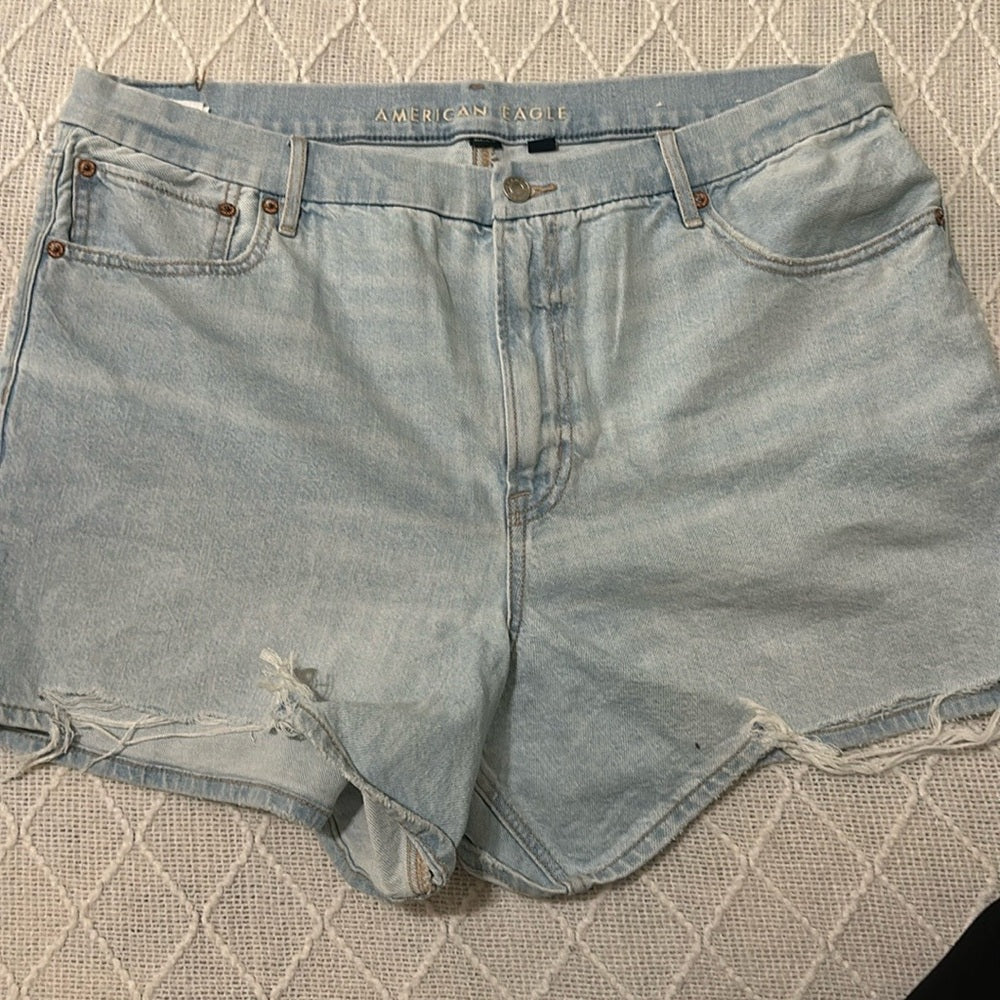 American Eagle Strigid Curvy Relaxed Shorts Size 18