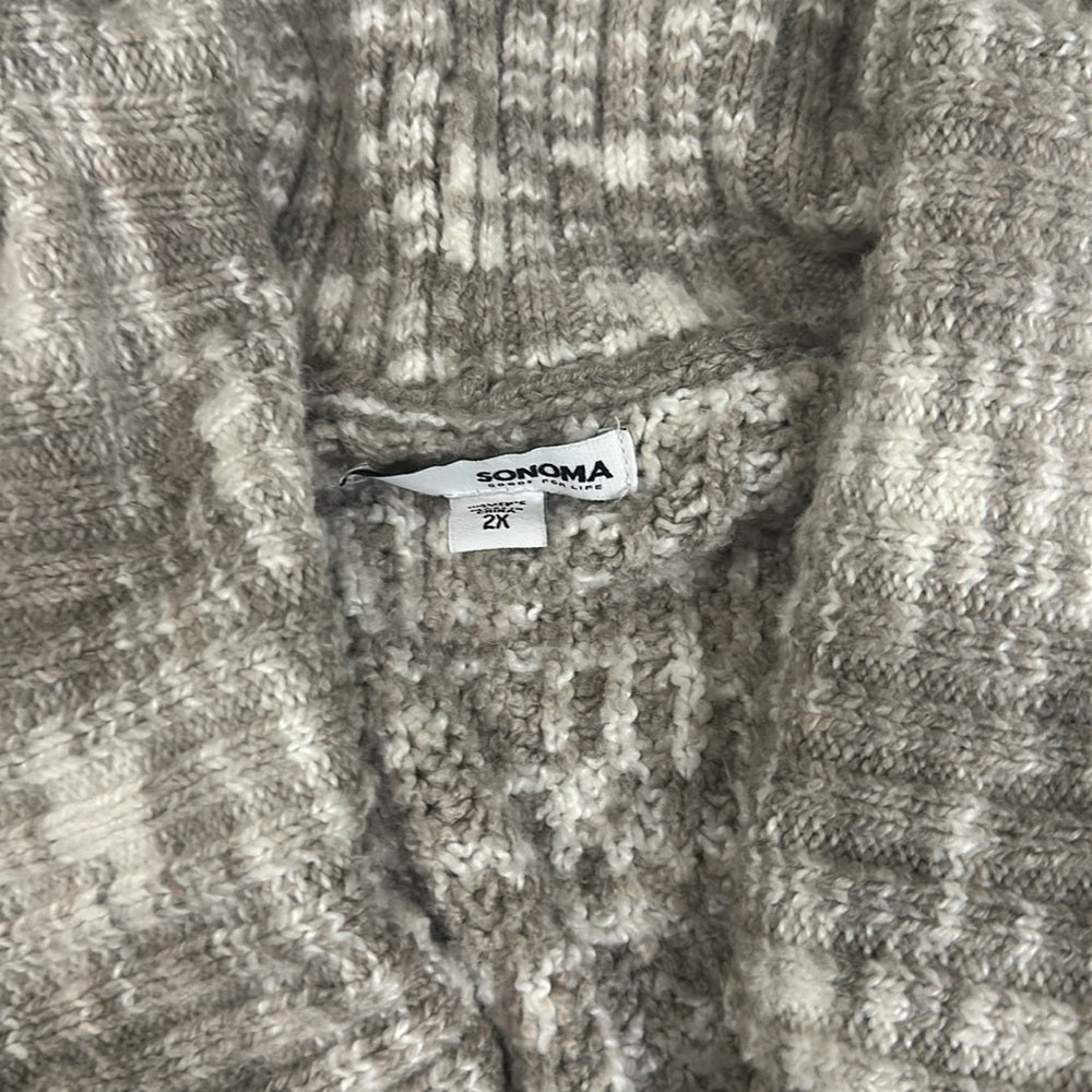 Sonoma Women’s luxury soft long Cardigan with pockets size 2X