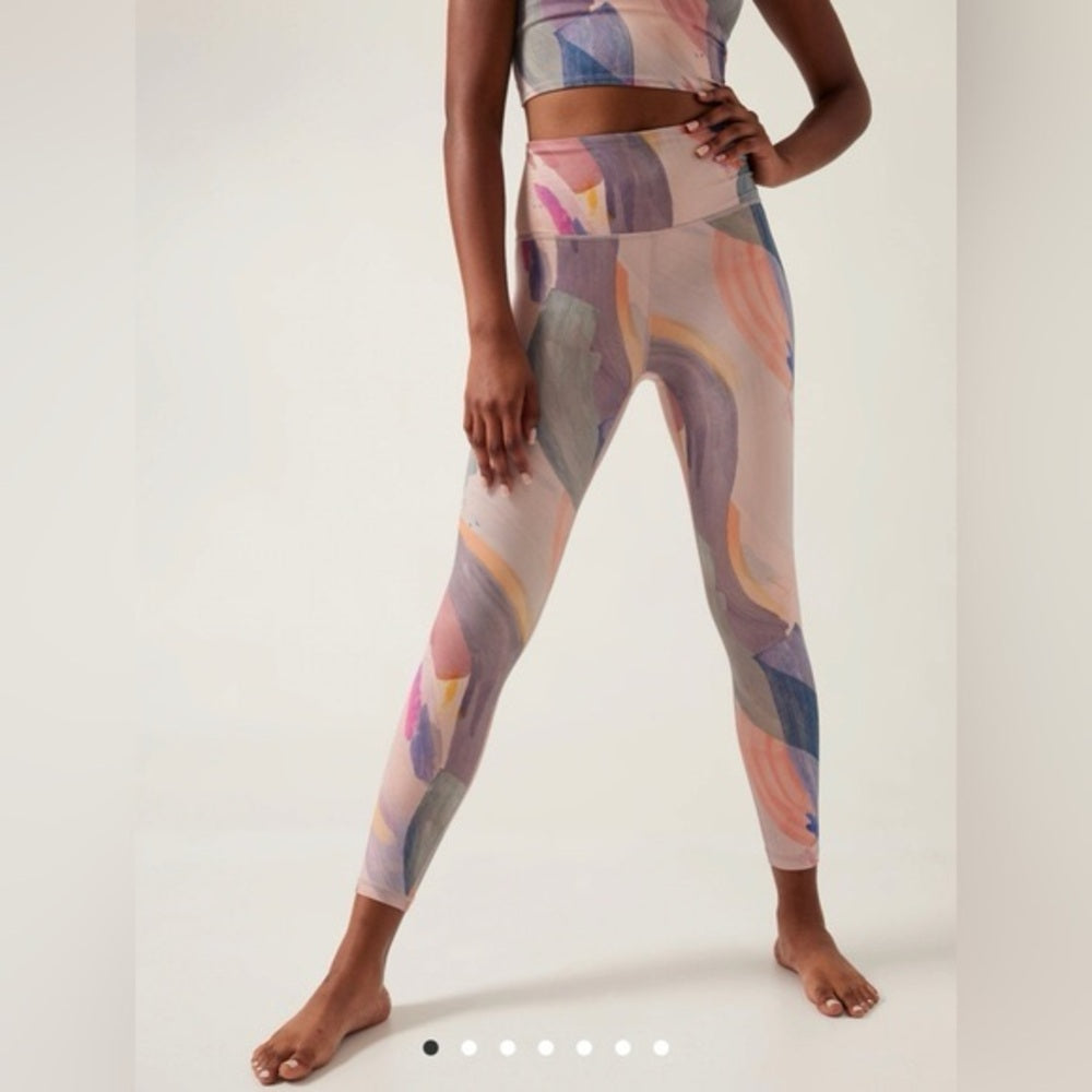 Women’s Athleta Elation 7/8 Tight multi color buttery soft