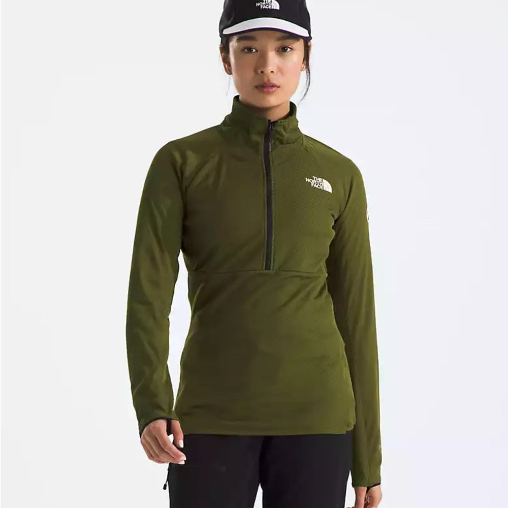 Women’s North Face Green Brand New Quarter Zip size extra small