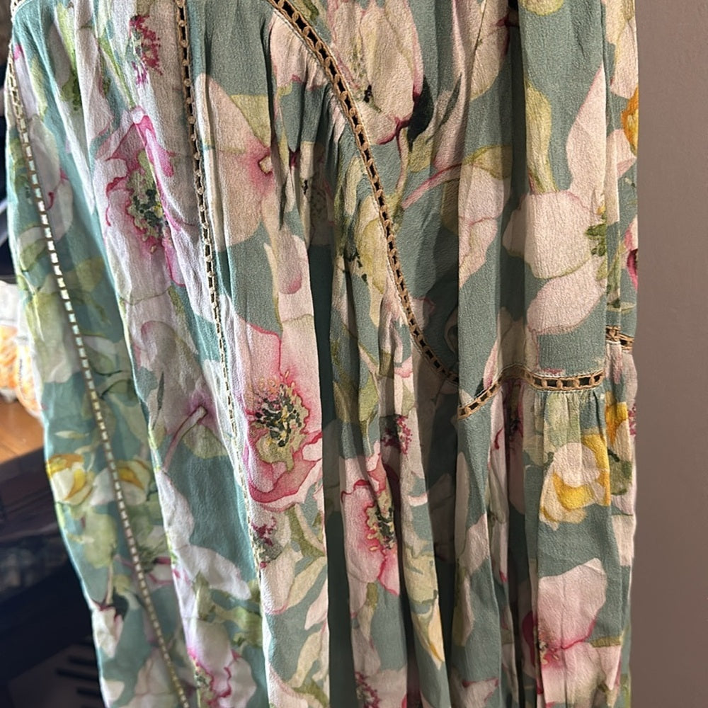 BLANK LONDON sold at Anthropologie luxury boho dress/swim cover-up one size