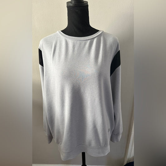 Athleta cross-back long-sleeve top size large