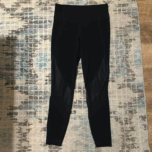 Athleta Mesh Leg Leggings Medium Tall