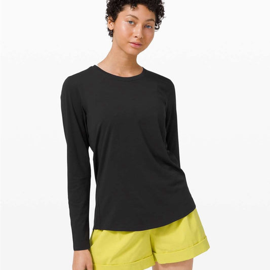 Lululemon Ever Ready Long Sleeve in Black Size L/XL