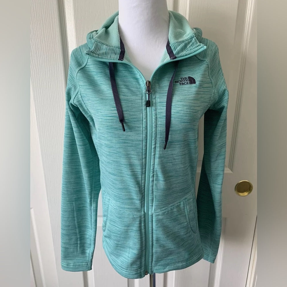 The North Face Women’s soft shell multi shade green jacket size medium