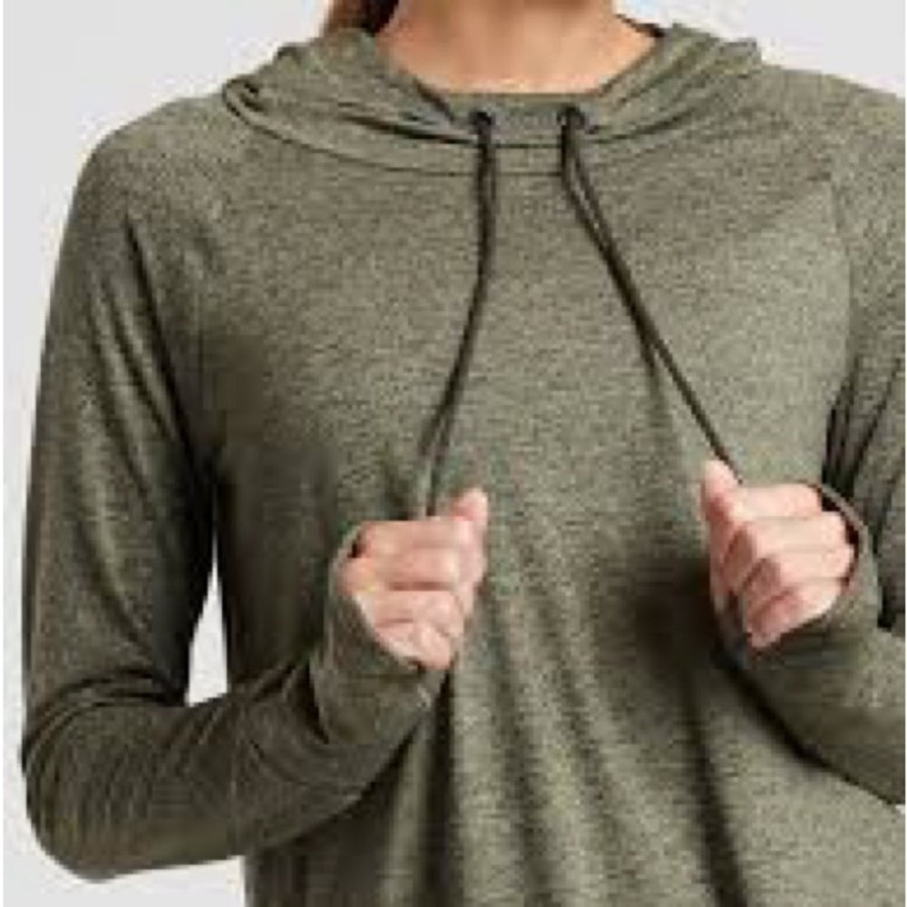 Women’s Uptempo buttery soft Athleta Hoodie size Large fits like an extra large